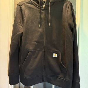 Carhartt Black Relaxed zip-up hoodie.  Worn once. Size medium